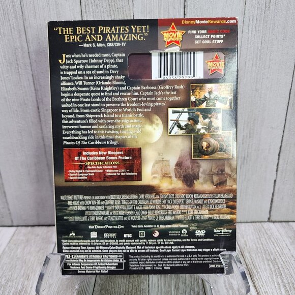 Pirates Of The Caribbean At World's End DVD 2007 - Picture 5 of 7